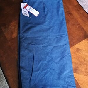 Elegant Blue Pencil Skirt